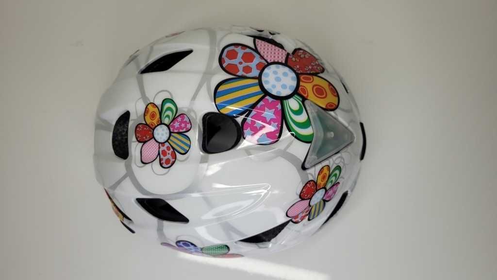 Piękny kolorowy dziecięcy kask ALPINA XIMO rozmiar 49-54cm LED