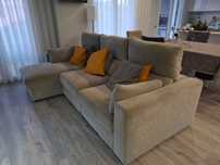 Sofá de sala com Chaise Longue