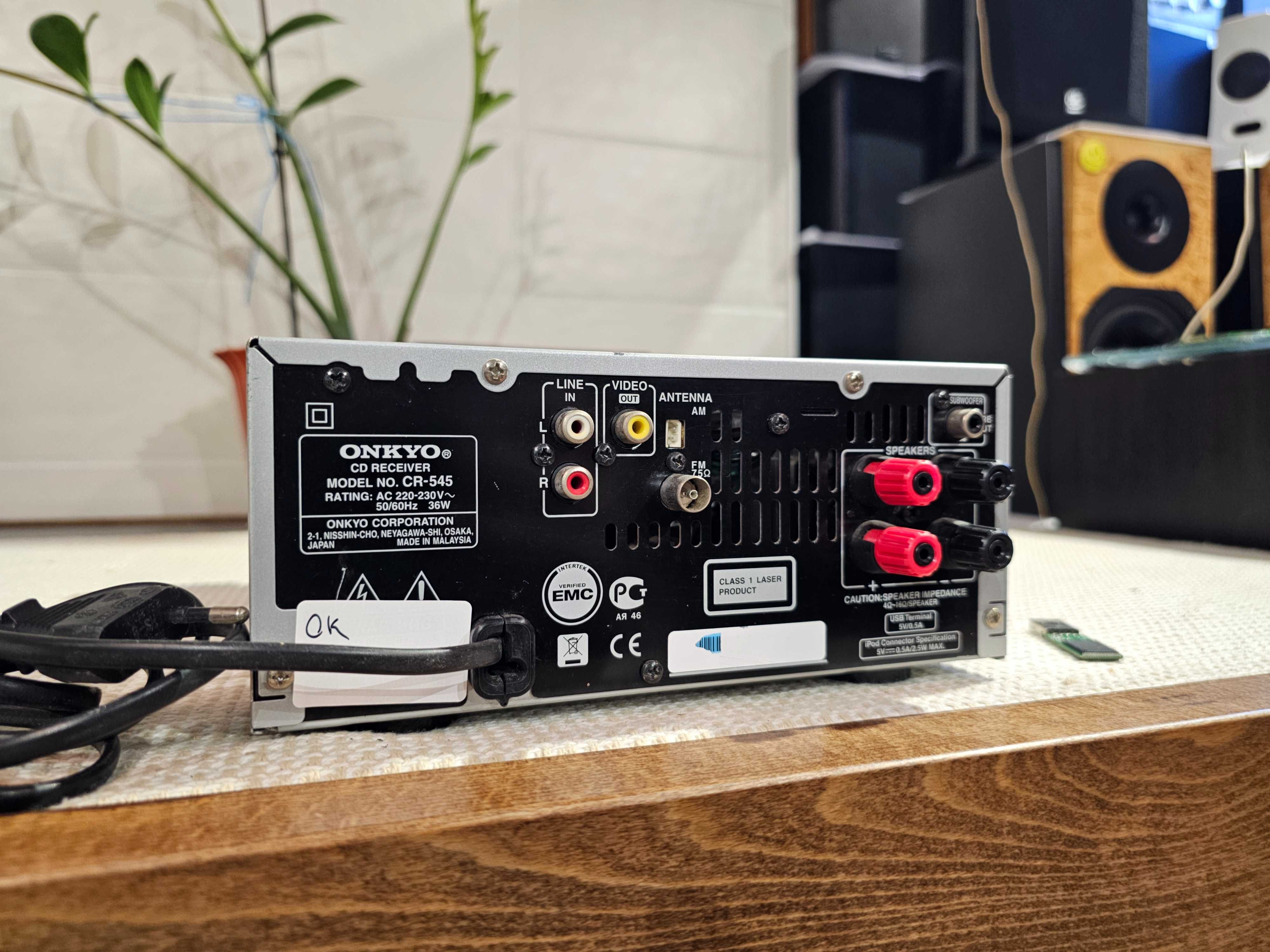 Ресивер Onkyo CR-545 2x40 Вт USB/MP3 і WMA