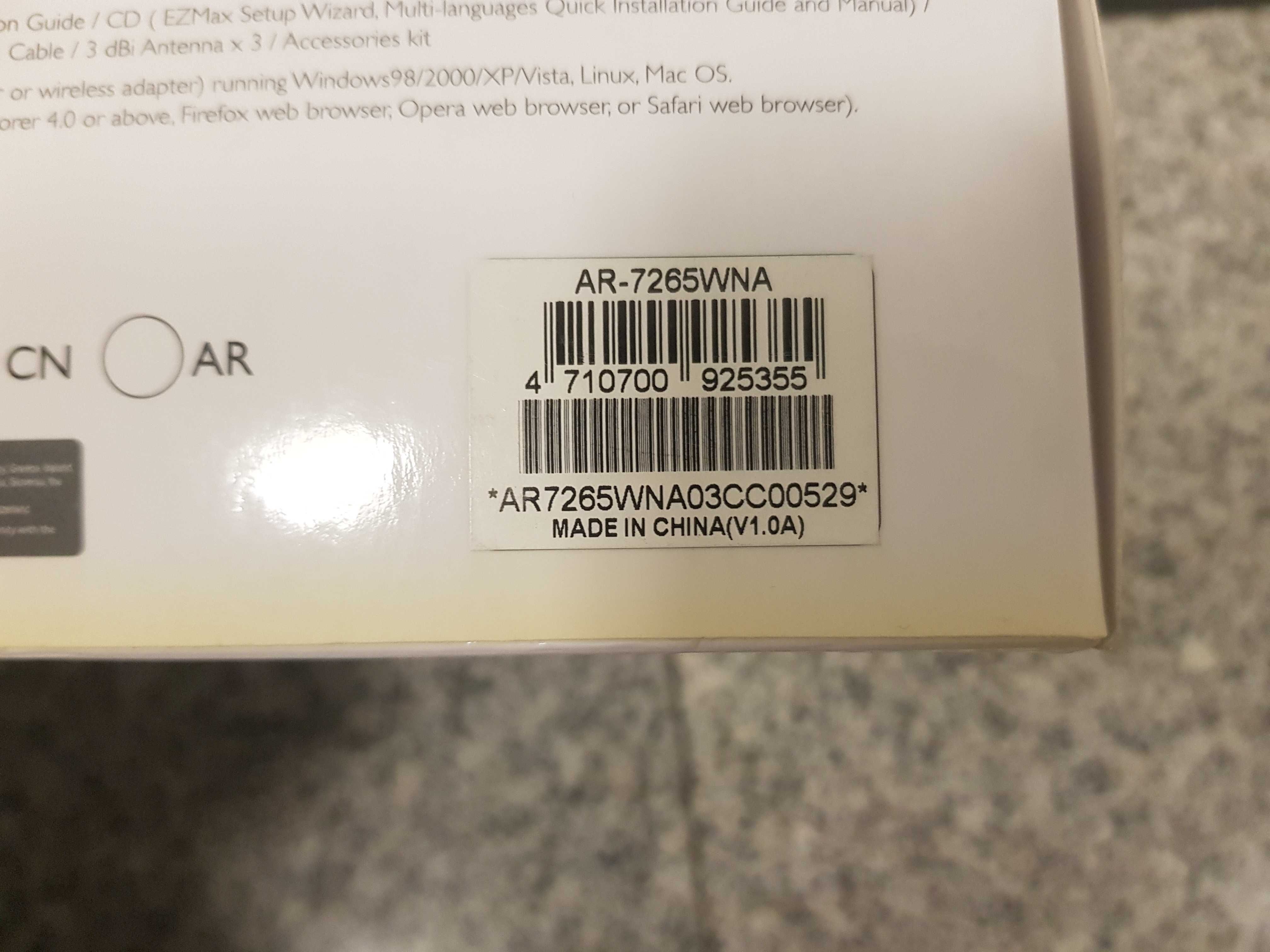 Router EDIMAX wifi AR-7265WNA
