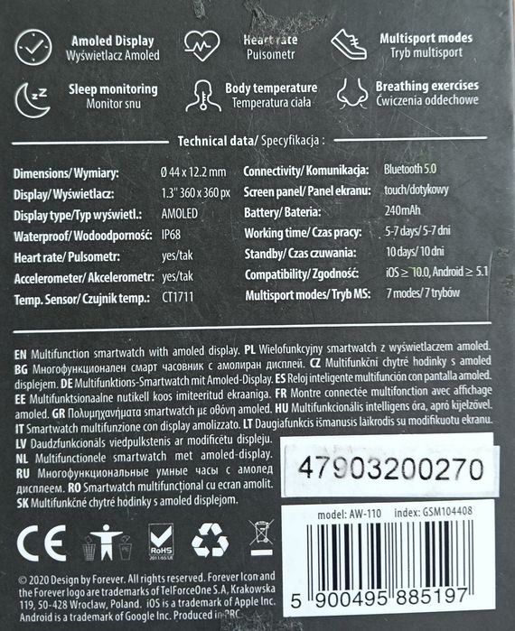 Zegarek Smartwatch