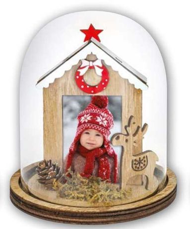 Mini Molduras Novas Natal inclui impressão foto