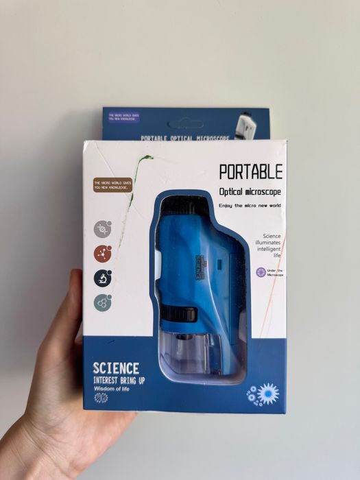 Microscópio Óptico Portátil para Crianças – Novo