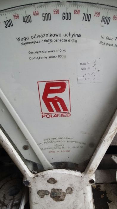 Waga polamed PRL WYSYŁKA