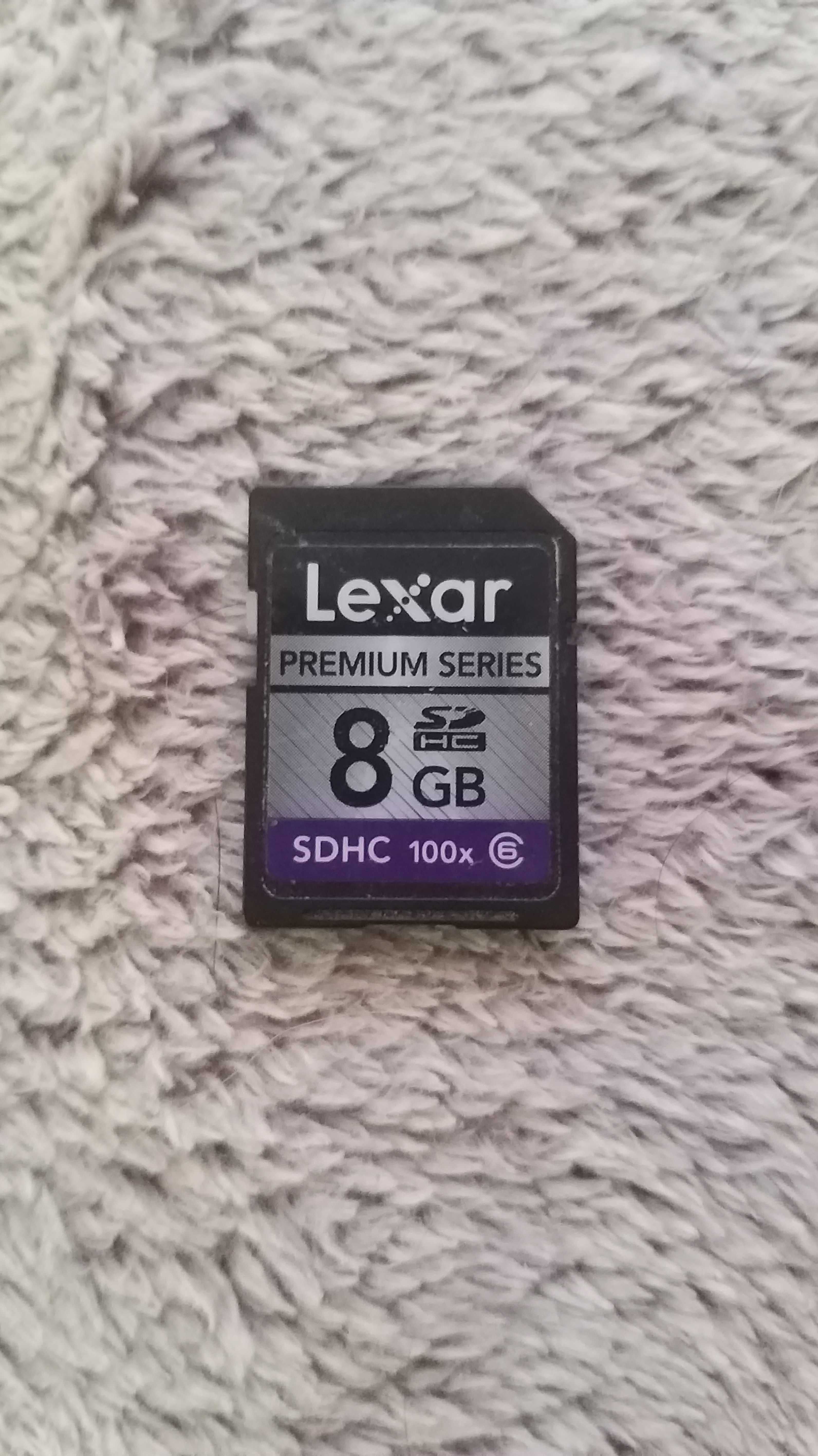 Карта памяти Lexar Premium series 8gb sdhc 100x