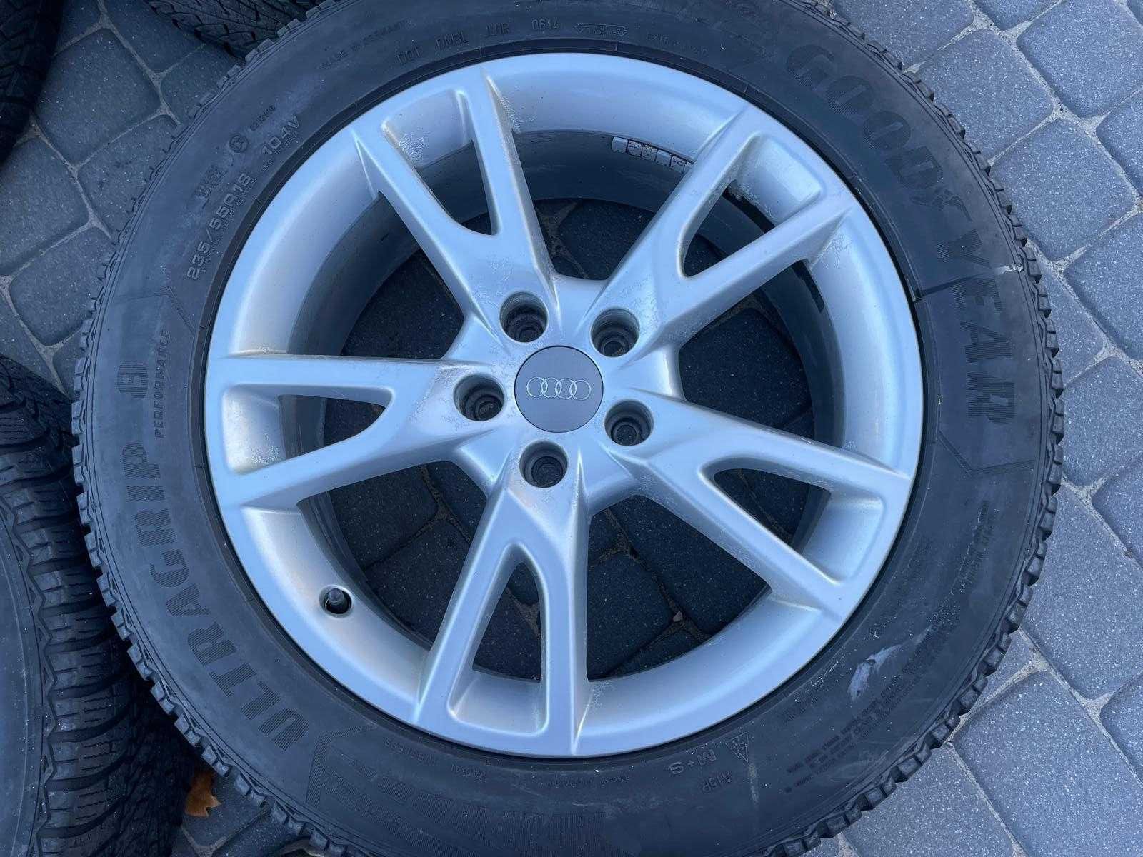 Koła Alufelgi 5x112 18" Audi A6 c7 C6 A4 B8 B9 Goodyear Zima 235/55r18