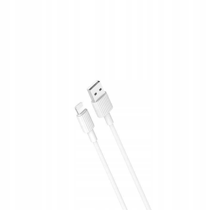 Kabel USB do iPhone lightning 2,4A 1m biały XO