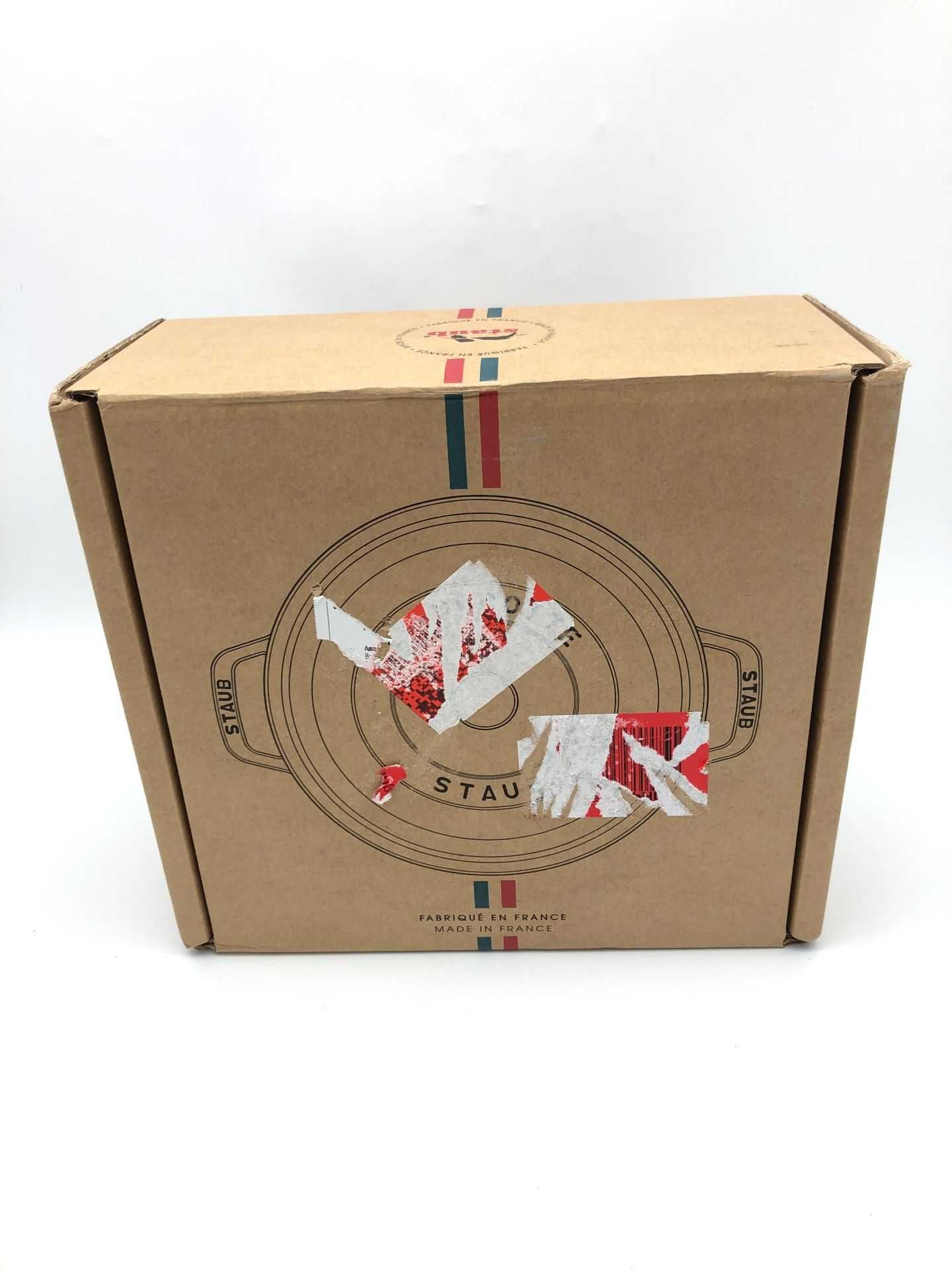 STAUB Czarny Żeliwny Garnek 22cm, 2,6L, Na Indukcję, Do Pieca, Francja