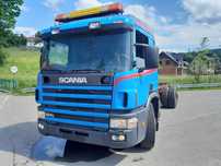 Scania 124L 420 6x2  6x2, 3-os skretna podnoszona, długa rama