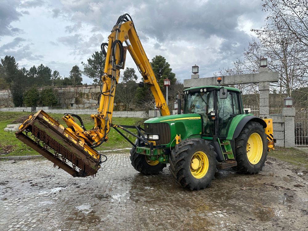 Trator John Deere 6520 Limpa Bermas 10m Matriculado
