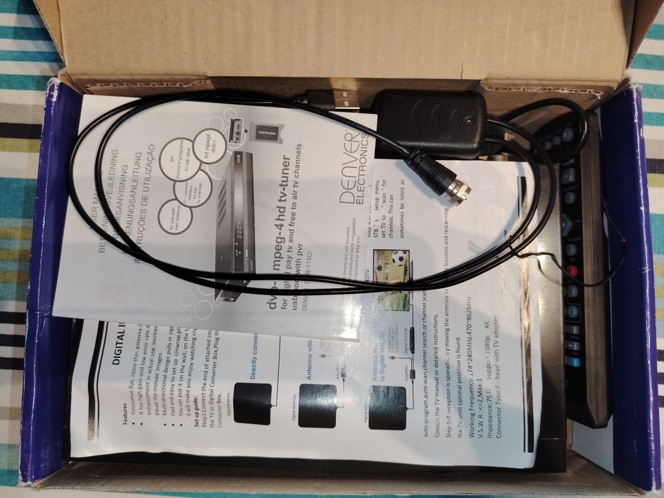 Dekoder tv naziemna na działkę domek itp.