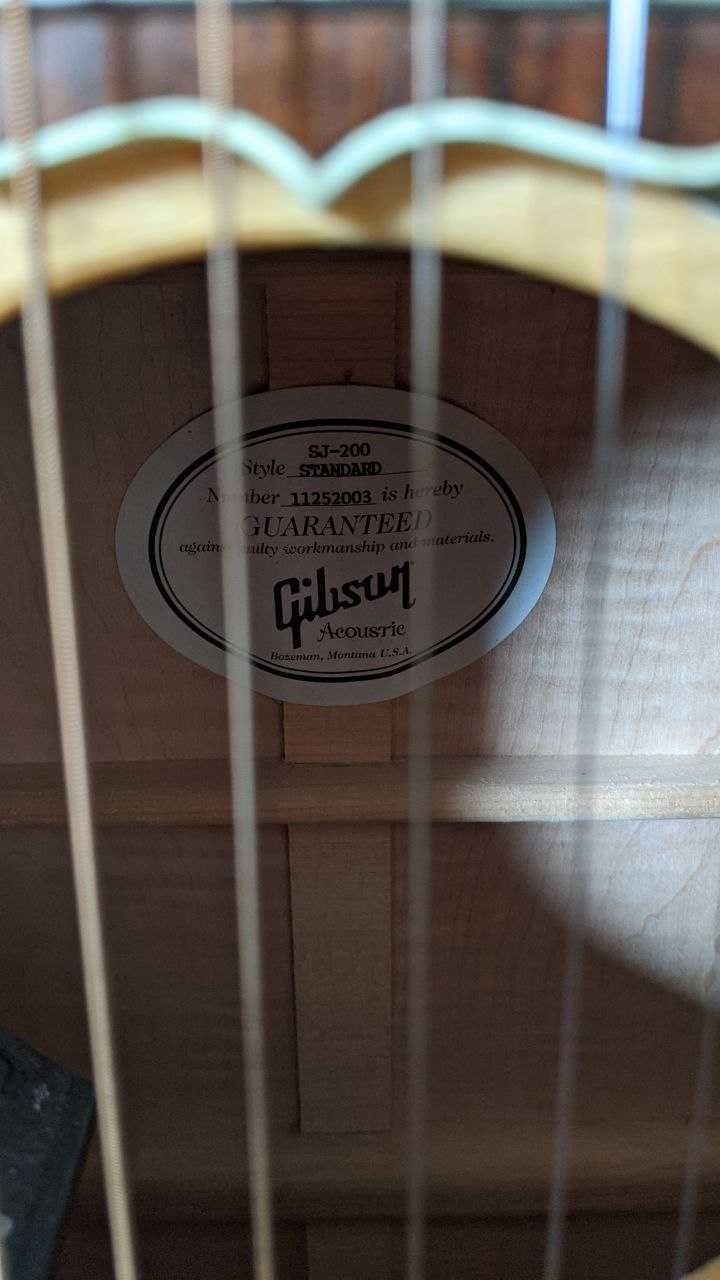 Gibson SJ - 200 Standard gitara elektro akustyczna, jak nowa!