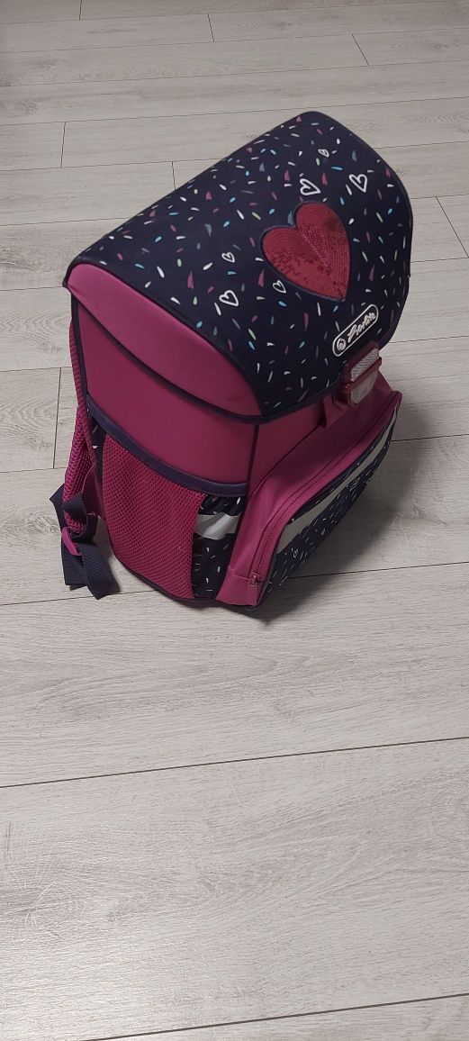 Tornister szkolny Herlitz Loop Serce Tropical Heart