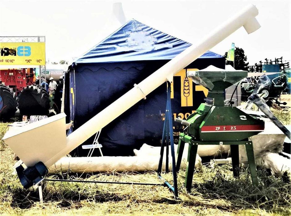 Погрузчик шнековий, перегрузчик, конвеєр, транспортер, бункер, шнек