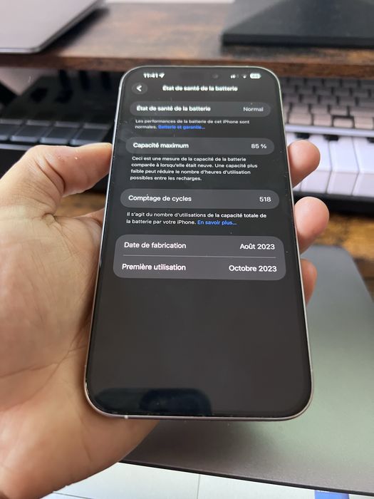 Iphone 15 pro max branco
