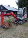 Wynajmę mini koparki 3,3 t i 2,6 t. Ładowarka Bobcat