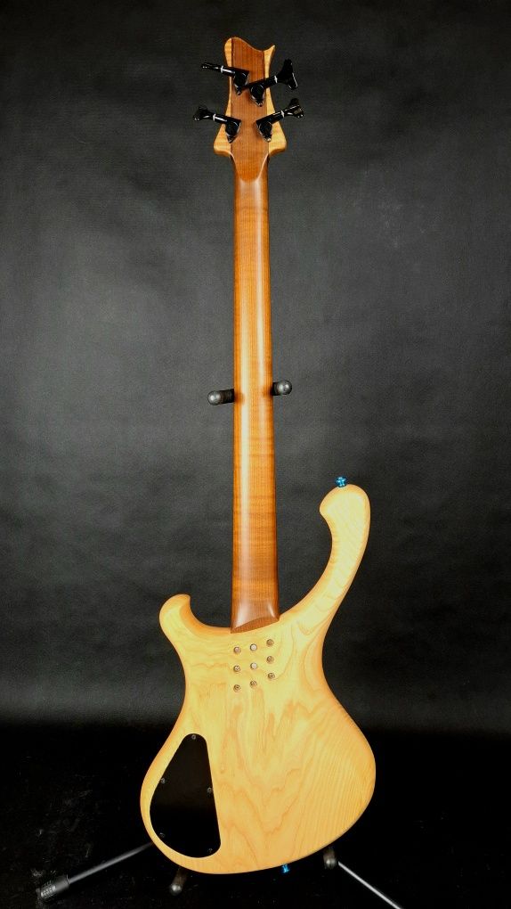 Gitara basowa Stradi Furya Blue lutnicza Custom