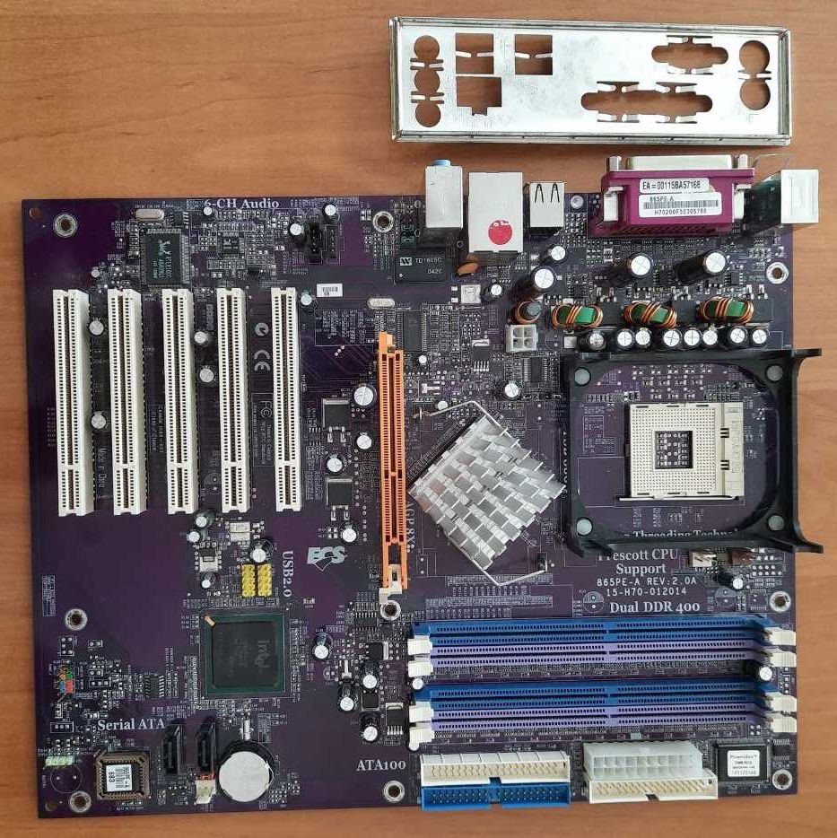 Топ материнська 478 ECS 865PE-A, Albatron PX865PE Lite Pro Тест ОК