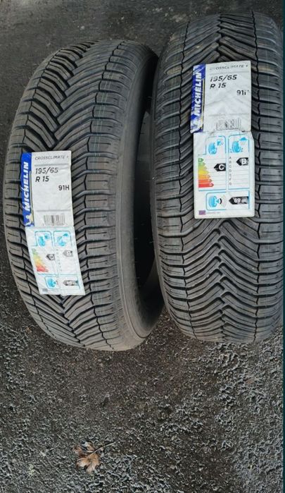 Opony wielosezonowe całoroczne 195/65r15 Michelin Crossclimat 91H 2szt