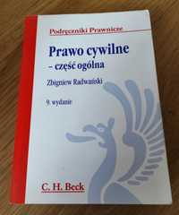 Prawo cywilne część ogólna Zbigniew Radwański podręcznik