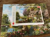 Kompletne puzzle Trefl - Wiejska chata, 1000 elementów