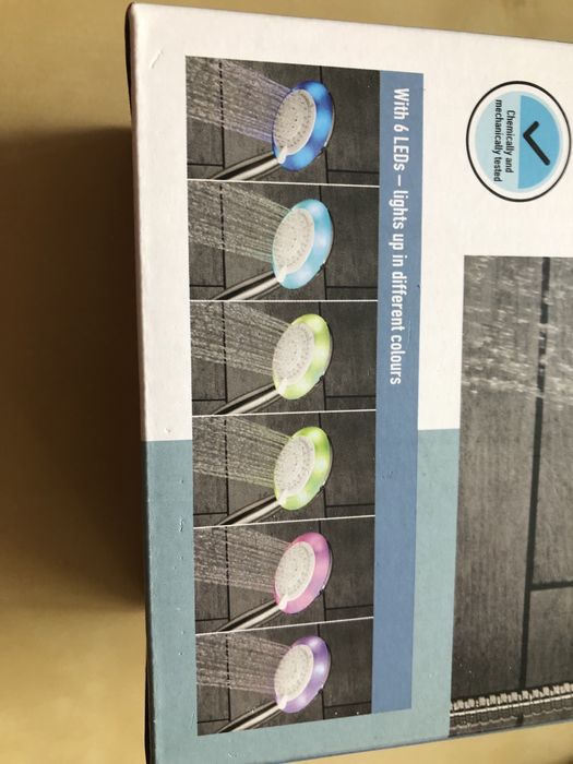 Sprzedam sluchawke prysznicowa z podswietleniem