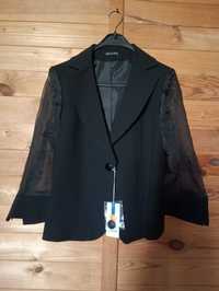 Піджак, жакет, женский пиджак (Италия) с рукавами из шифона р.44,новый
