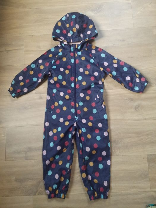 Kombinezon przeciwdeszczowy dziewczęcy 4-5 lat F&F nieocieplany