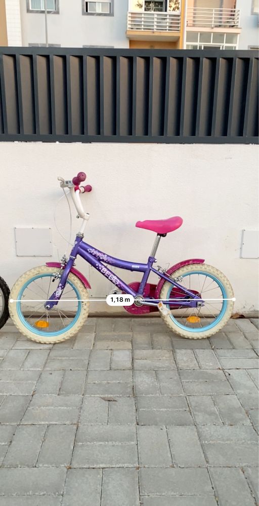 Bicicleta criança “Barbie”