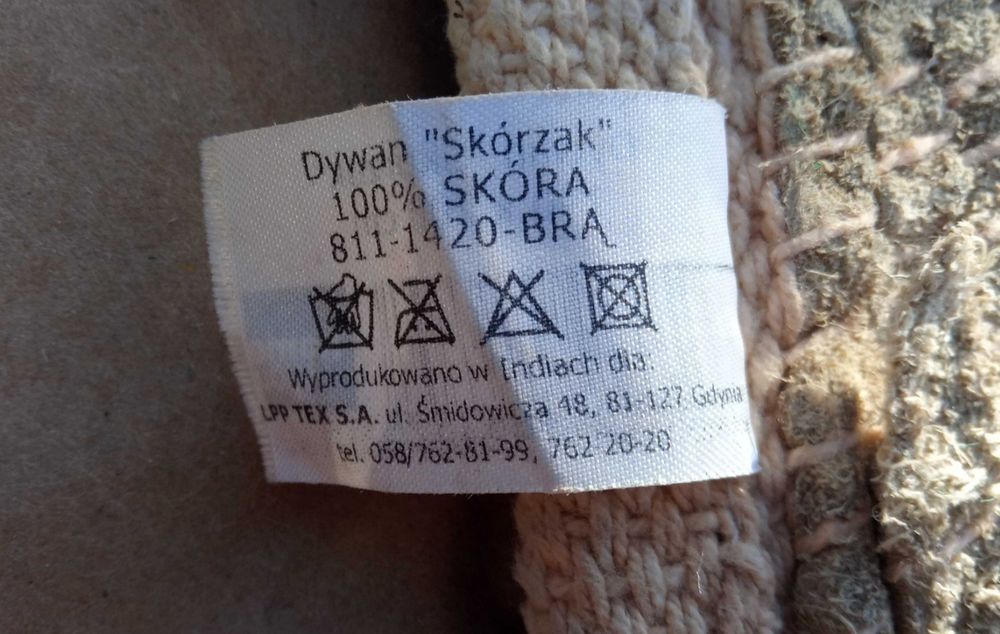 Dywan skórzak skóra 140x200 Home&You