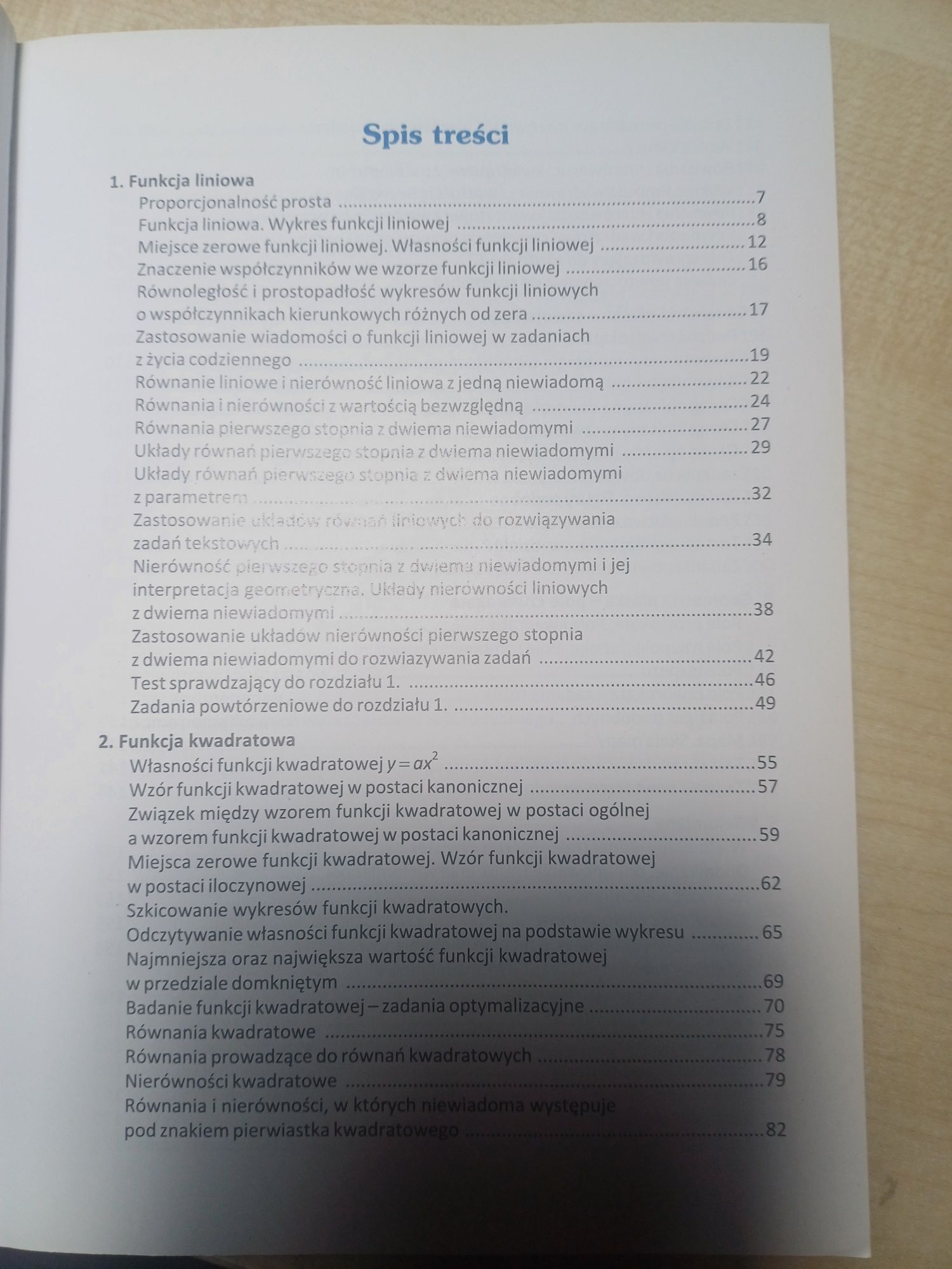 Zbiór zadań matematyka