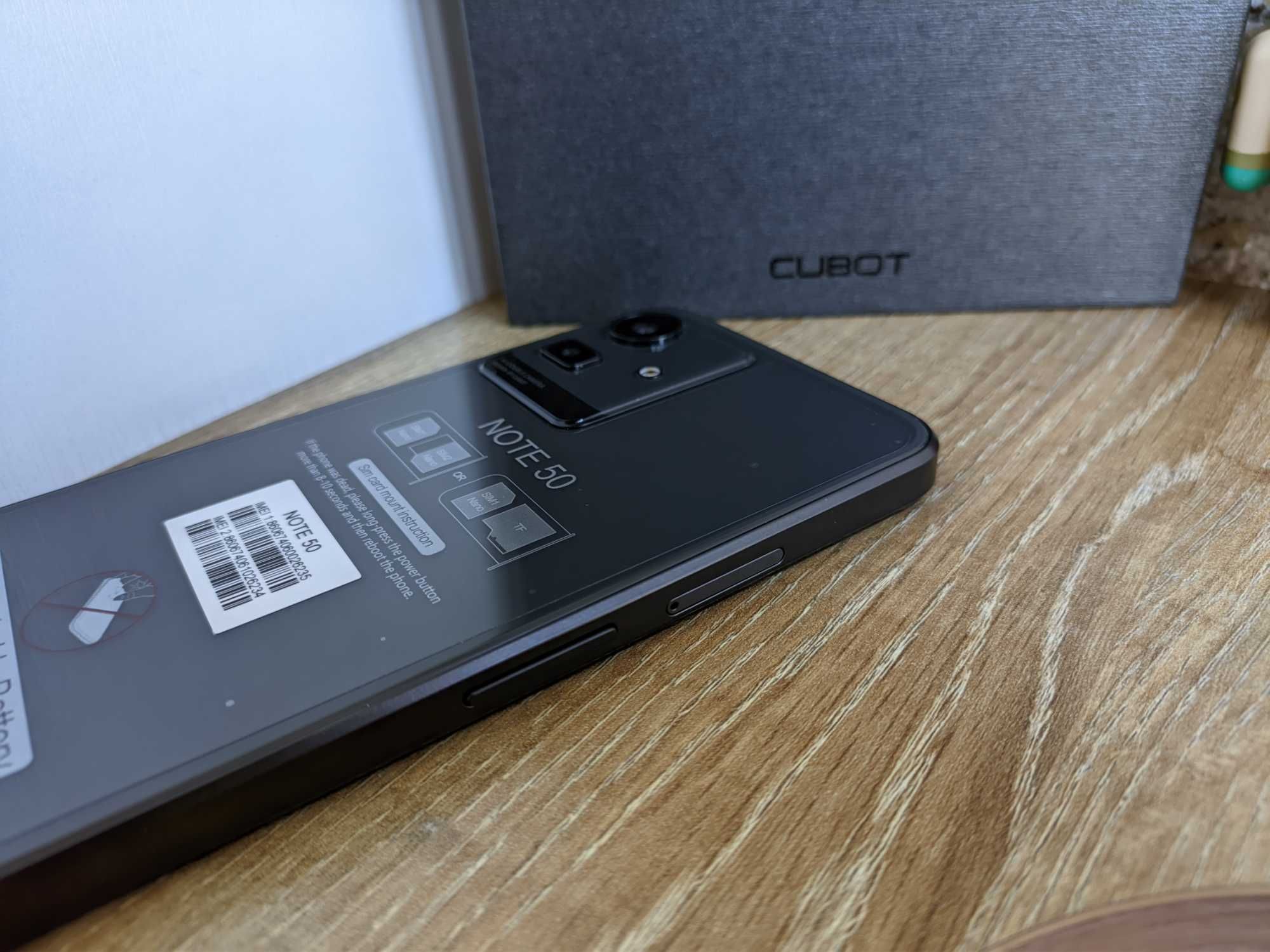 Cubot Note 50 8/256ГБ, 6.56"90Гц, 5200 мАг, 50мп, NFС, Новий смартфон