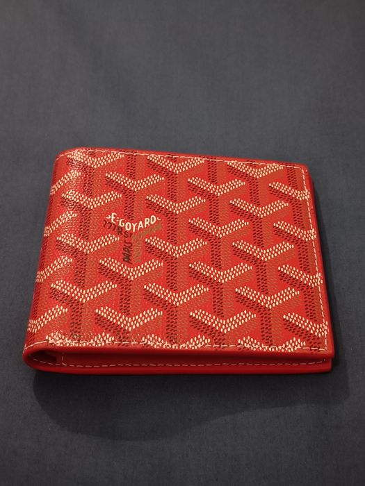 Carteira Goyard Vermelha