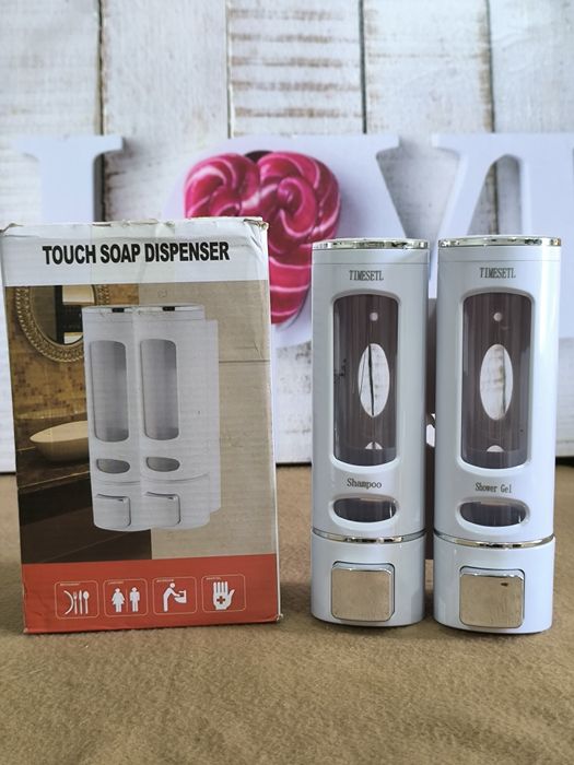 Dispensadores de parede p/ champô e gel de duche