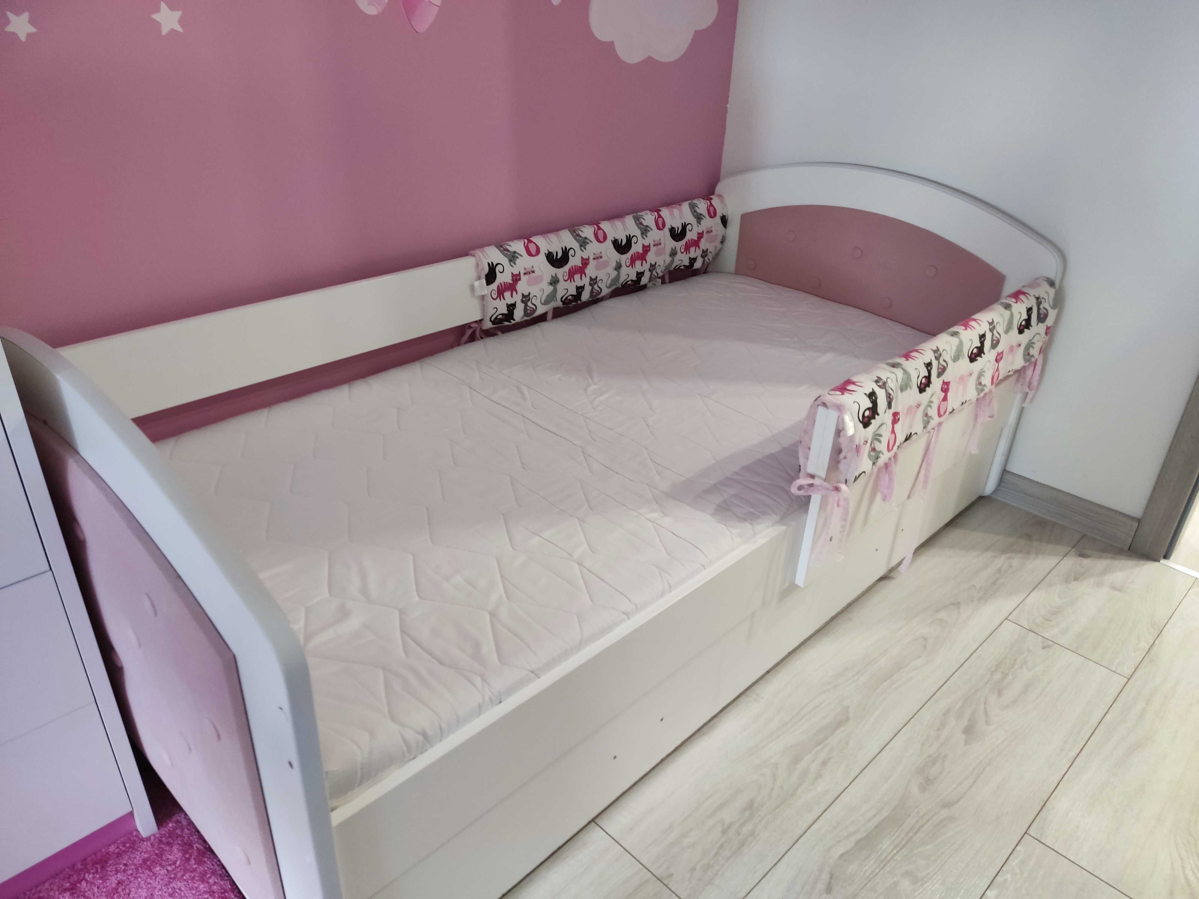 Łóżko dziecięce 160 x 80 Tapicerowane