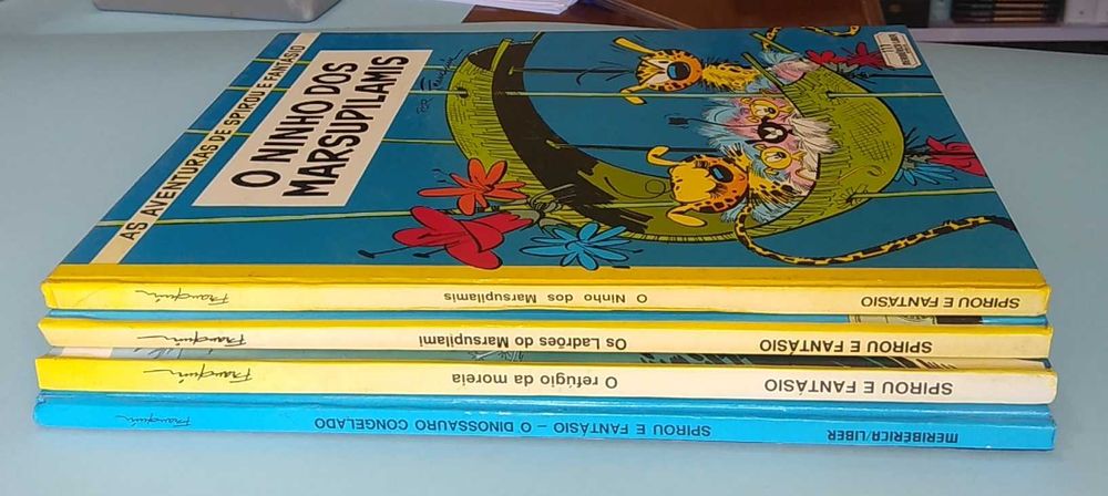 Spirou - Raros álbuns em CAPA DURA, Edições da Meribérica.