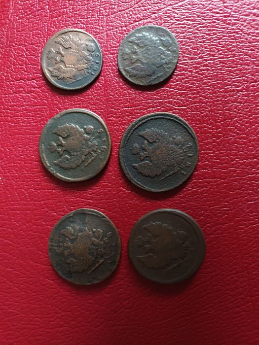 Лот #3 медные царские монеты