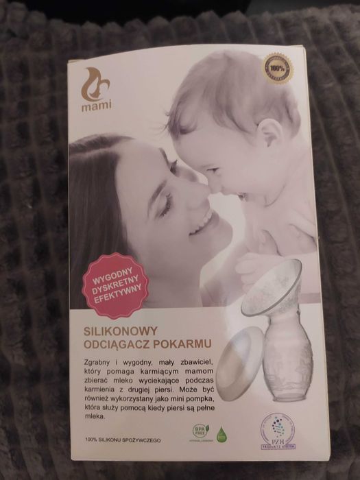 Silikonowy odciągacz pokarmu