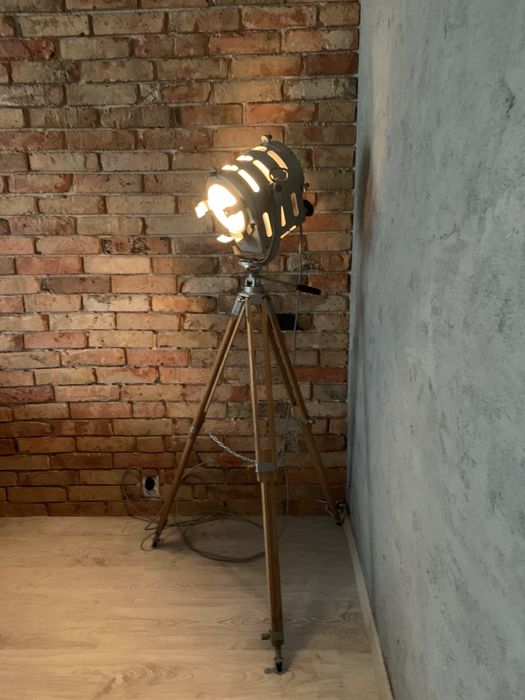 Lampa podlogowa stojaca Loft Vintage Industrial Prl