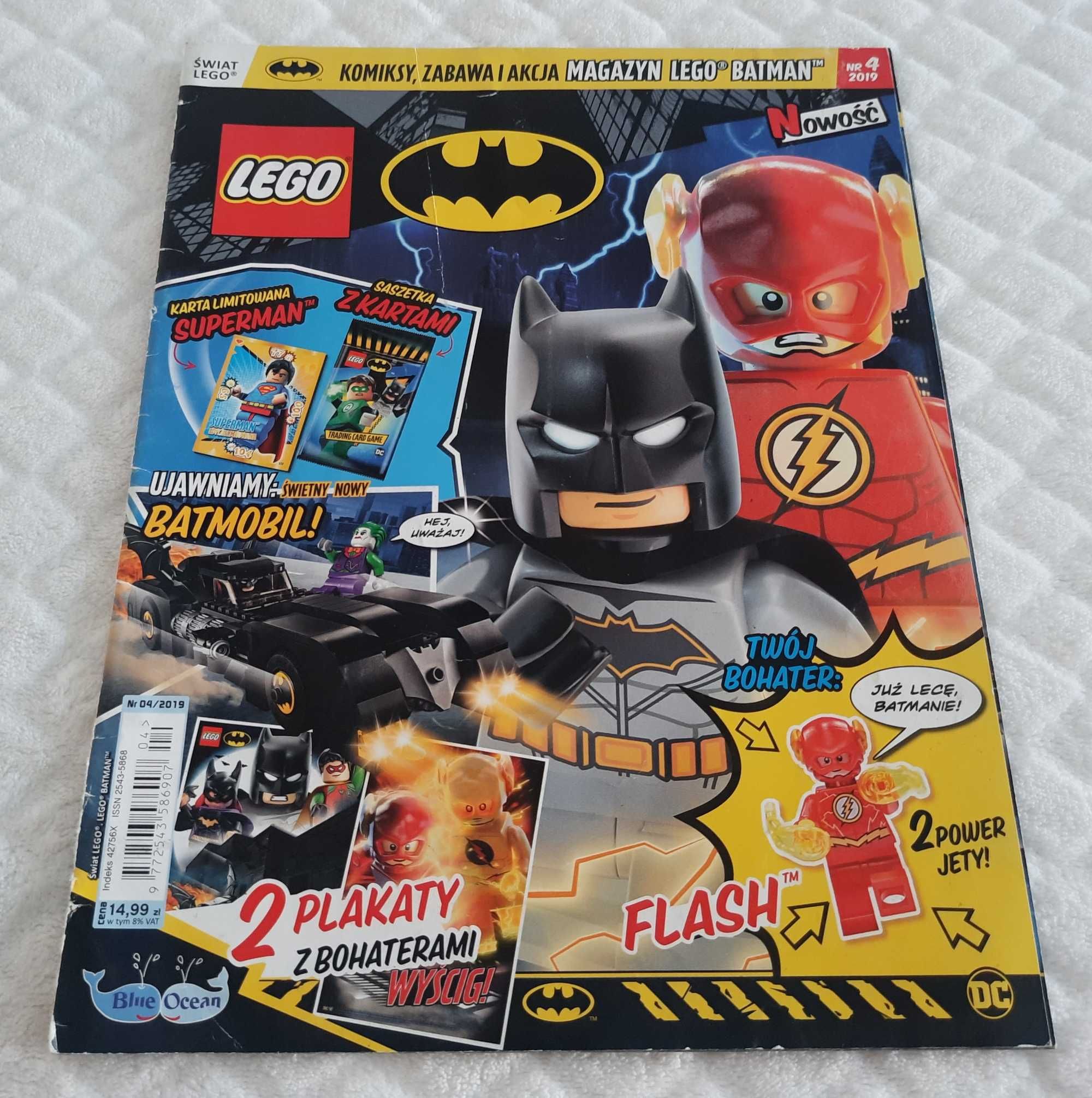 Lego Batman, 04/2019, Blue Ocean (Książeczki dla dzieci, czasopismo)