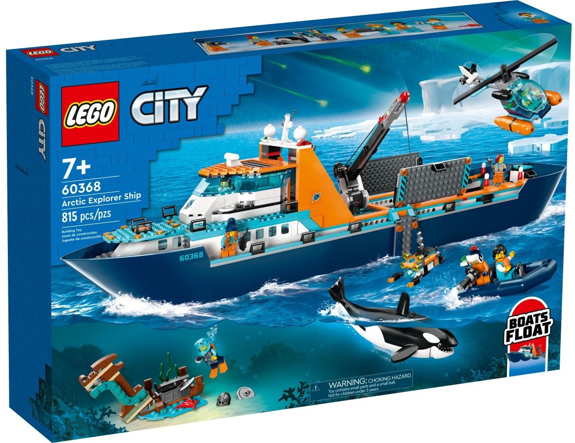 Lego City łódź badacza arktyki nr kat 60368 Nowe!