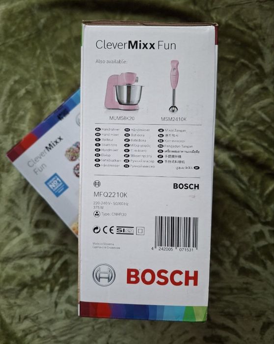 Ручний міксер bosch CleverMixx fun