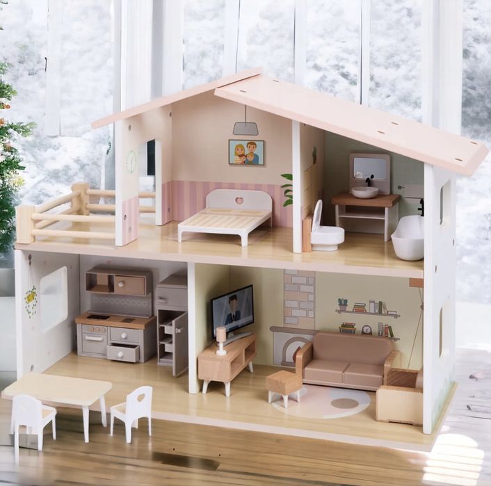 Drewniany Domek Dla Lalek Mini Matters Super Pomysł na Prezent