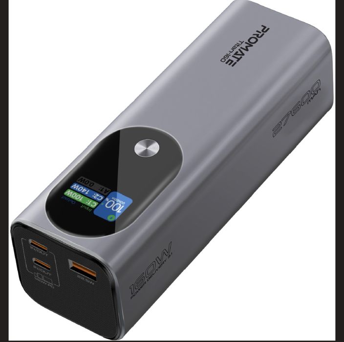 УМБ Promate Titan-160 27600 mAh 2xUSB PD USB-A QC3,0