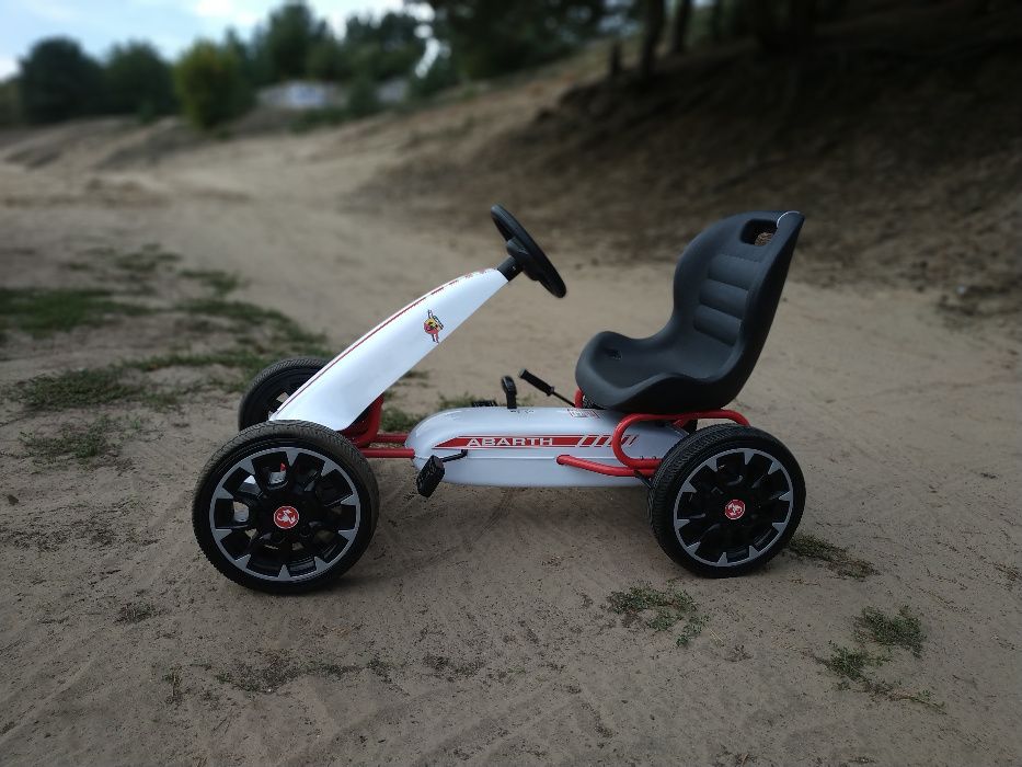 Gokart Na pedały ABARTH LICENCJA MIĘKKIE Koła EVA Nowe !