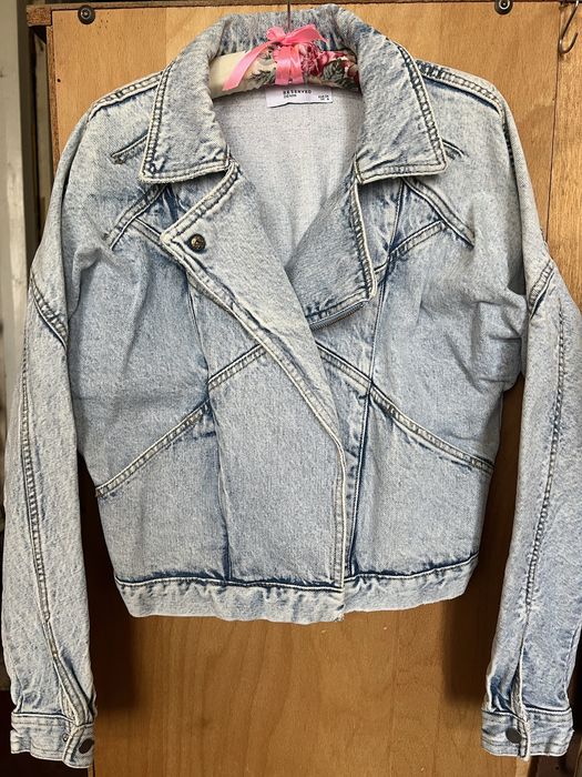 Джинсовка джинсова куртка Reserved варенка стиль 90-х розмір S