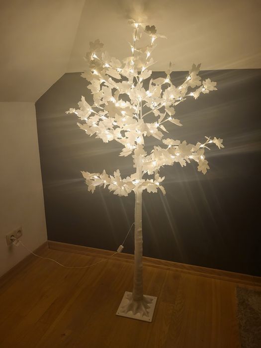 Drzewko świecące, ciepły  biały  170cm