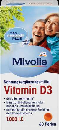 Mivolis Vitamin D3 60 шт/ Вітамін Д3 Міволіс