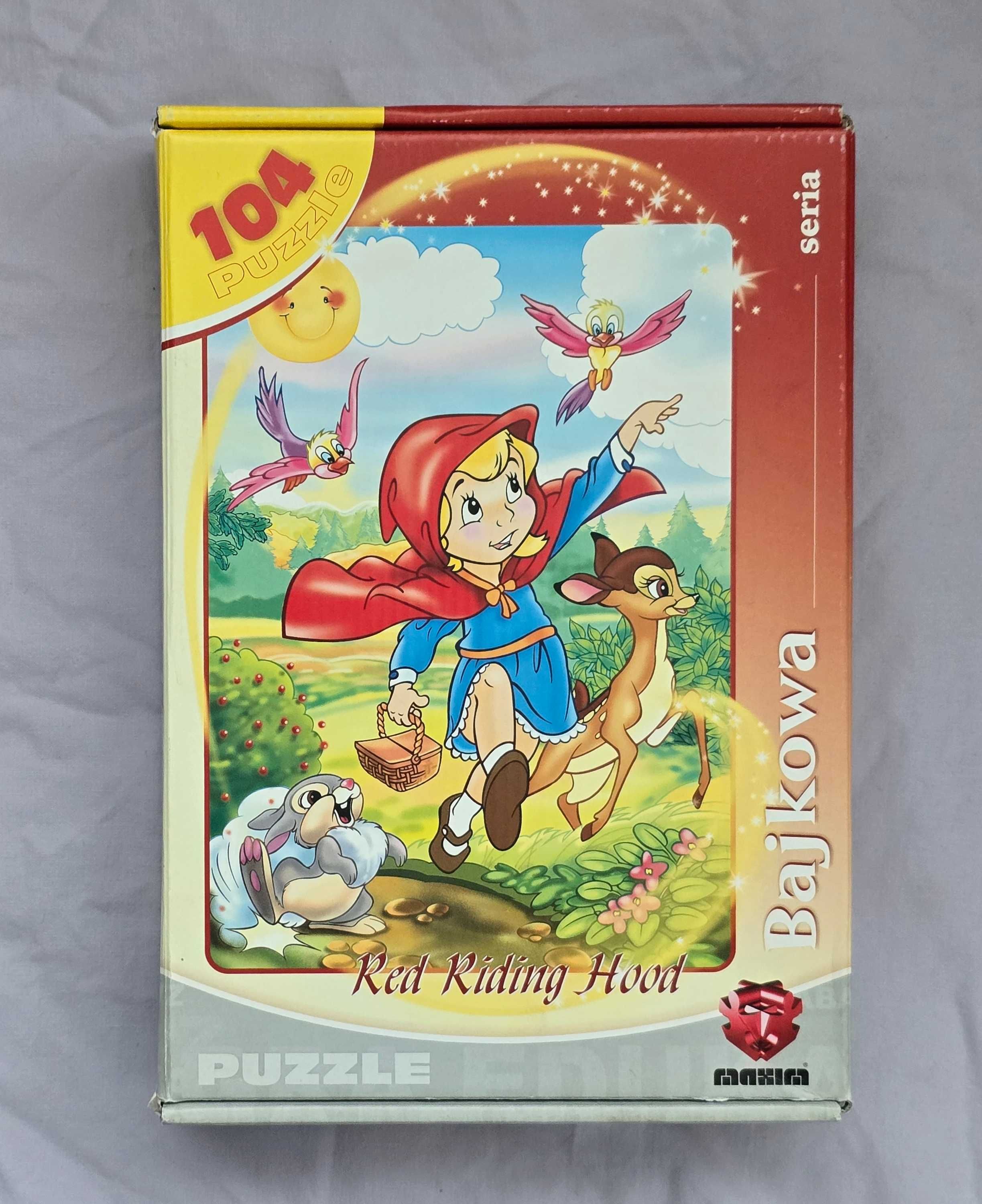 Puzzle Maxim 104 Czerwony kapturek bajkowe Andersen