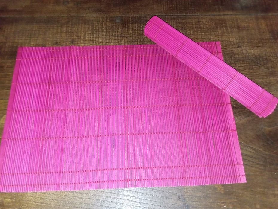 Tapetes Individuais Mesa Rectangulares Bambú Vintage